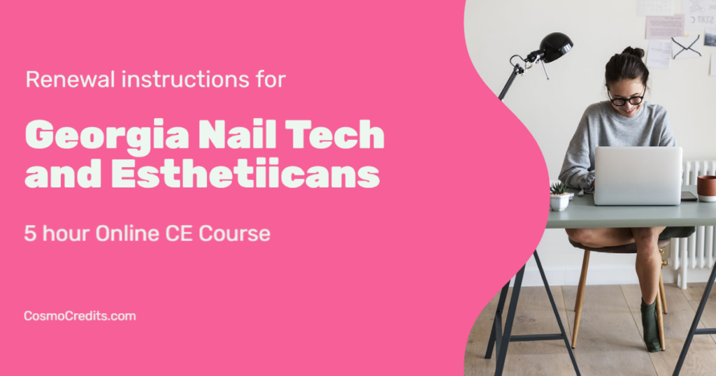 How To Renew Your Georgia Nail License Or Esthetician License A Simple   Georgia Nail License Esthetician 1 1024x538 