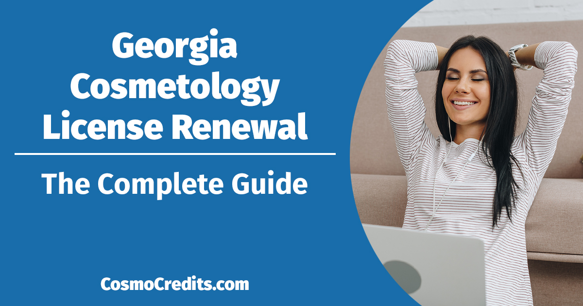 Georgia Cosmetology Renewal Title Card 